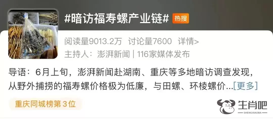 福寿螺被伪装成田螺卖，有商家称年销几百吨！官方通报：已查封插图