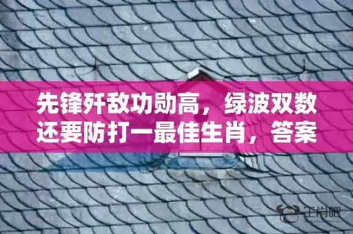 先锋歼敌功勋高，绿波双数还要防打一最佳生肖，答案曝光落实插图