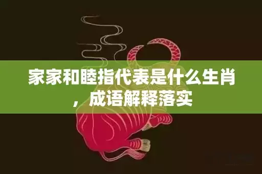 家家和睦指代表是什么生肖，成语解释落实插图