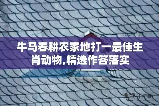 牛马春耕农家地打一最佳生肖动物,精选作答落实插图