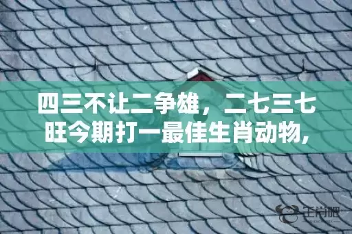 四三不让二争雄，二七三七旺今期打一最佳生肖动物,精选作答落实插图