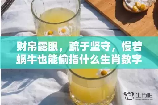 财帛露眼，疏于坚守，慢若蜗牛也能偷指什么生肖数字完美解释落实插图