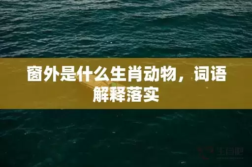 窗外是什么生肖动物，词语解释落实插图