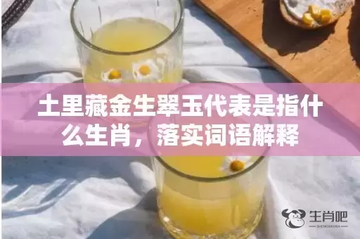 土里藏金生翠玉代表是指什么生肖，落实词语解释插图