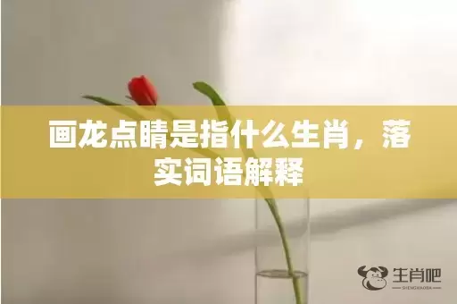 画龙点睛是指什么生肖，落实词语解释插图