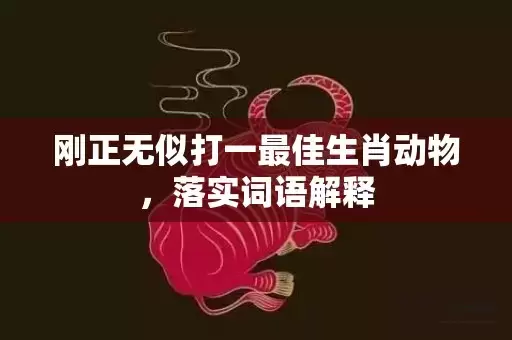 刚正无似打一最佳生肖动物，落实词语解释插图