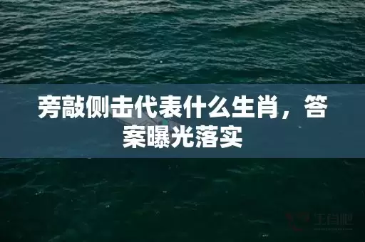 旁敲侧击代表什么生肖，答案曝光落实插图