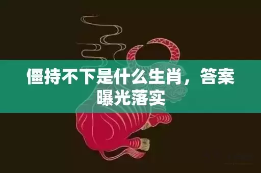 僵持不下是什么生肖，答案曝光落实插图