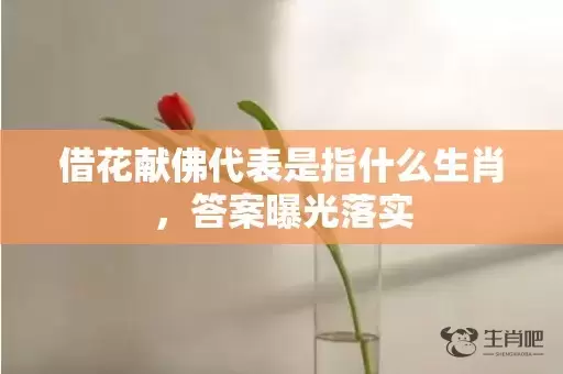 借花献佛代表是指什么生肖，答案曝光落实插图