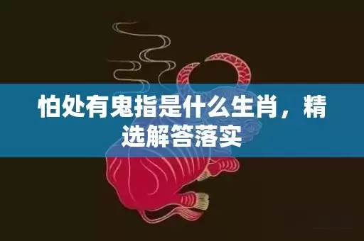 怕处有鬼指是什么生肖，精选解答落实插图