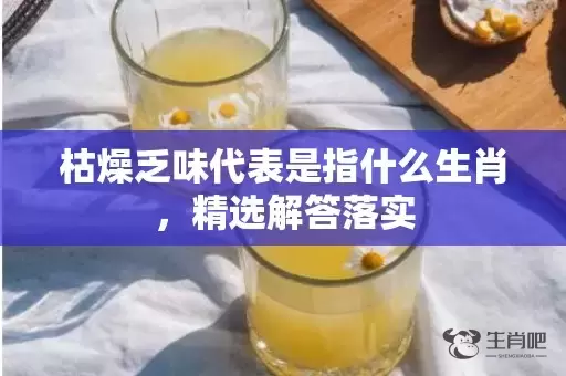 枯燥乏味代表是指什么生肖，精选解答落实插图