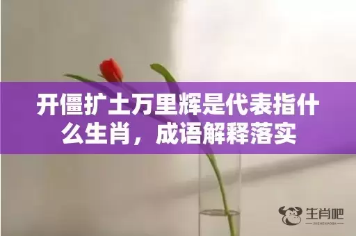 开僵扩土万里辉是代表指什么生肖，成语解释落实插图