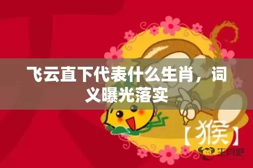 飞云直下代表什么生肖，词义曝光落实插图